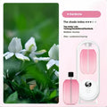 Aromatherapy Diffuser with Essential Oils Included, 4.06oz Cute Portable Aroma Diffuser with LED Light for Office