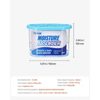 Moisture Absorber Boxes 6 Pack 500ml Calcium Chloride Dehumidifier Box Fragrance Free for Home Cooking, Dining and Outdoor Meals
