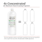 Concentrated Floor Cleaner 4X Formula 32 fl oz, SWANTALK Mop Soap Multi-Surface Streak-Free Floor Wash