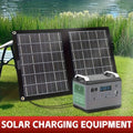 Solar Panel Charger, Foldable Portable Camping RV Power Station Laptop for Garden, Patio and Yard Use