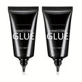 Nail Glue for Rhinestones 2pcs, LED Cured Gel Adhesive for 3D Charms, Gems & Bling Nail Art Decorations