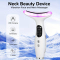 Face & Neck Massager Vibrating Rechargeable USB Device Adjustable Strength Eye Massage Beauty Tool for Women for Home or Salon Spa Use