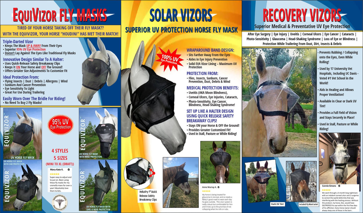 Wraparound Horse Fly Mask product image 8