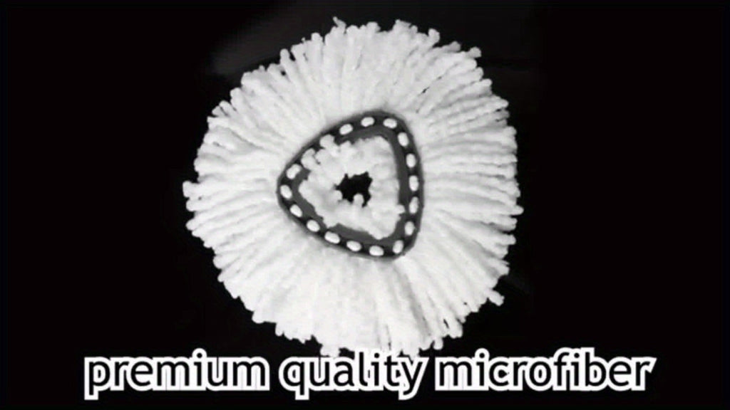 Microfiber Rotary Mop Replacement Heads 360 Degree Triangular Spin Mop Pads Refill Compatible with Rotary Mop Systems Deep Floor Cleaning 2