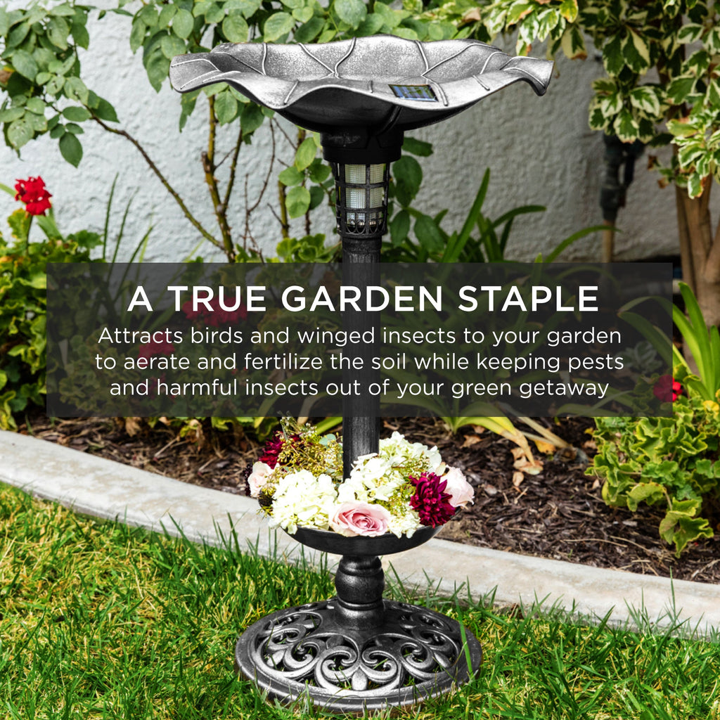 Solar Bird Bath with Planter product image 20