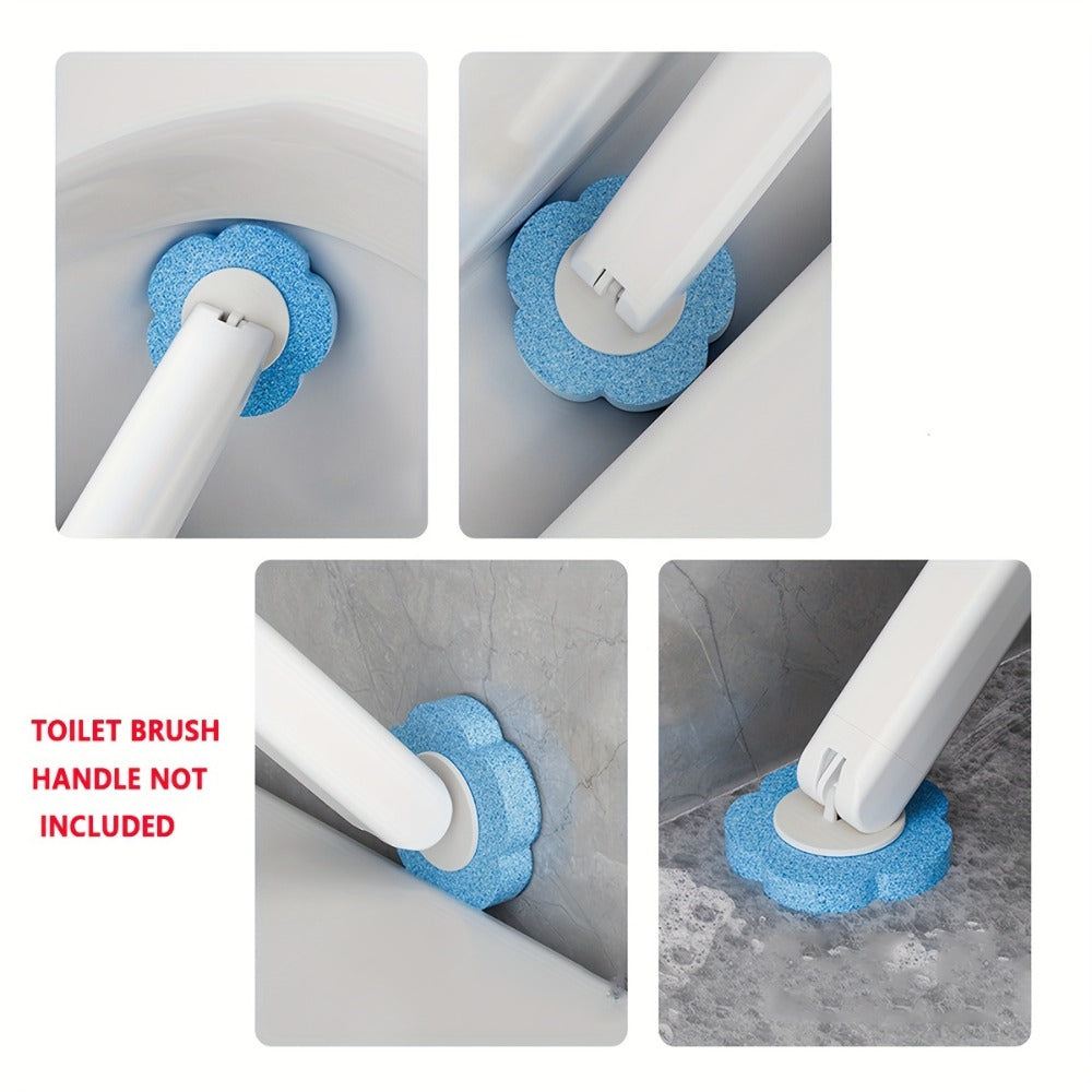 Disposable Toilet Brush Head Refills 18/36/54 Pcs, Replacement Heads for Toilet Bowl Cleaning Brush