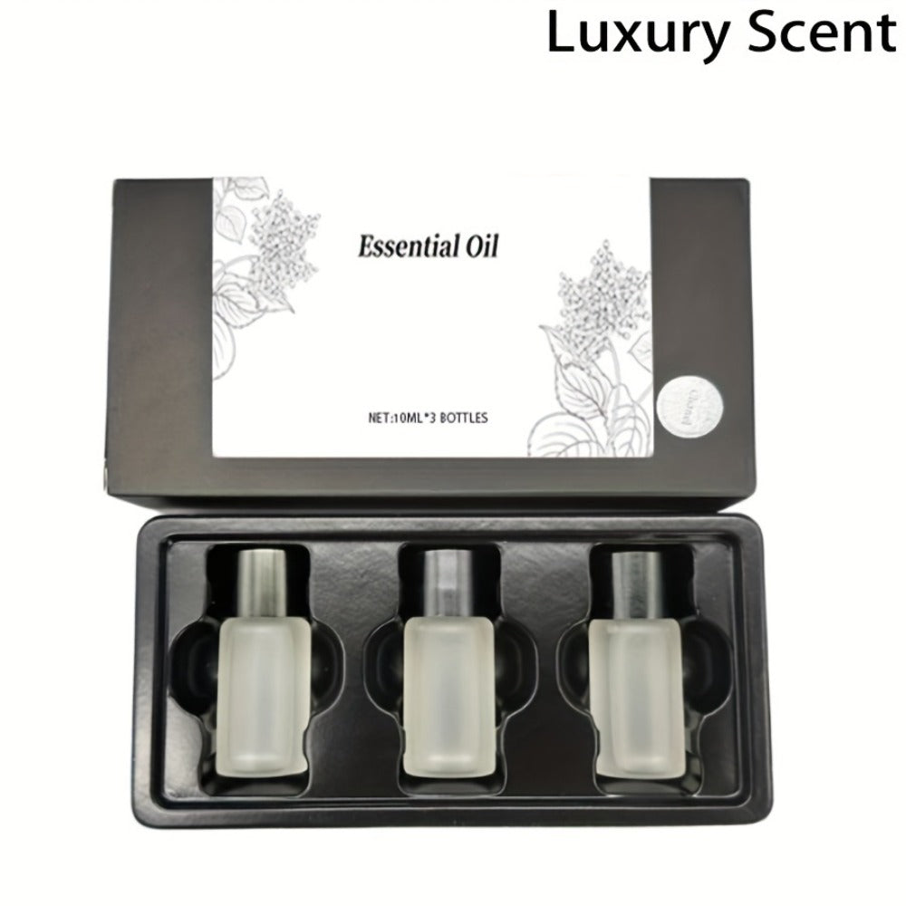 Car Essential Oils Set for Aromatherapy Diffuser – 3/6/10 Bottles 0.34oz Each, 7 Scents, Adjustable Vent Clip Air Freshener