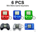 Party Favors Mini Gaming-Controller Keychains in 6-, 12- or 24-Piece Random-Color Packs for Celebrations