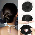 Hair Accessories Four-Inch Curly Bun Hair Piece in Six Synthetic Fiber Colors for Updo Styling