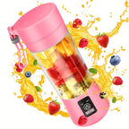 Portable Blender Rechargeable, Mini Personal Juicer for Smoothies, Milkshakes & Juice, USB Charging