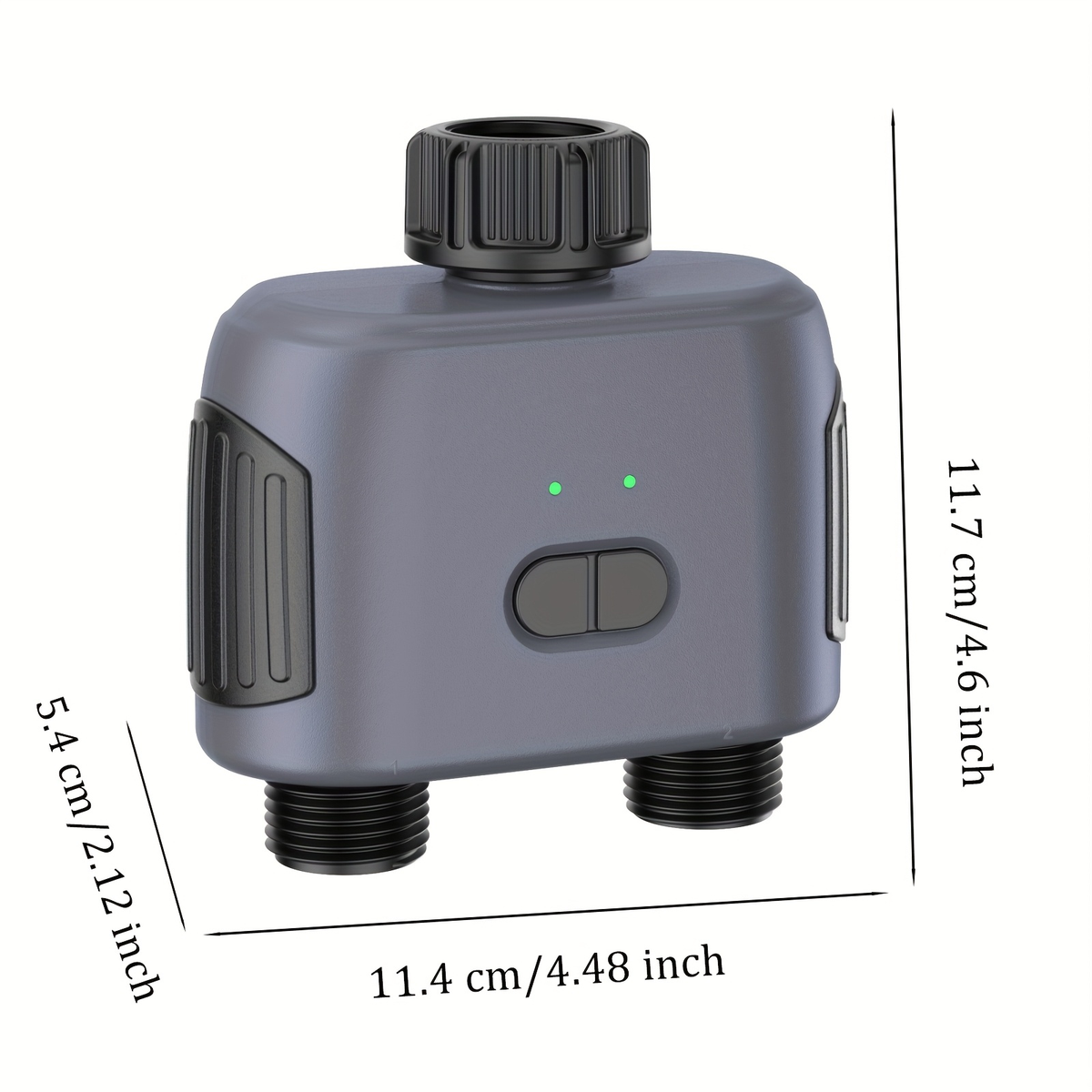 WiFi Sprinkler Timer Smart 2-Zone Irrigation System with App & Alexa Voice Control, for Garden, Lawn and Yard Watering