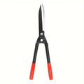 Long-Handle Hedge Shears with 27cm Blades, Red Grips, 51.5cm Pictured Length and 360g Label