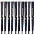 Oversized Golf Grips 10-Pack | Jumbo Blue Soft Rubber Anti-Slip Golf Club Grips for Iron & Wood Clubs – Ergonomic Precision Control Design