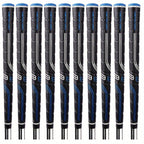 Oversized Golf Grips 10-Pack | Jumbo Blue Soft Rubber Anti-Slip Golf Club Grips for Iron & Wood Clubs – Ergonomic Precision Control Design