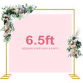Square Arch Backdrop Stand 6FT & 8FT Metal Balloon Arch Frame | Adjustable Wedding Arch for Ceremony, Birthday Party