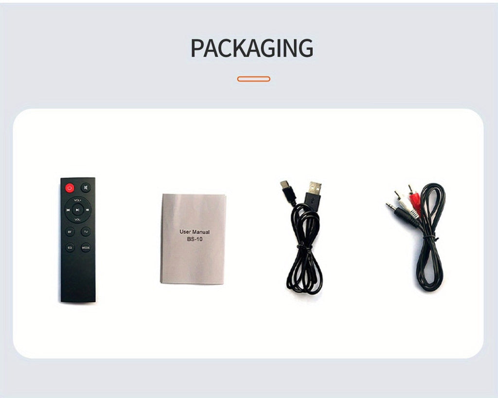 4D Surround Sound Subwoofer Speaker, Wireless & Wired, USB Plug & Play, Party Speaker for Laptop