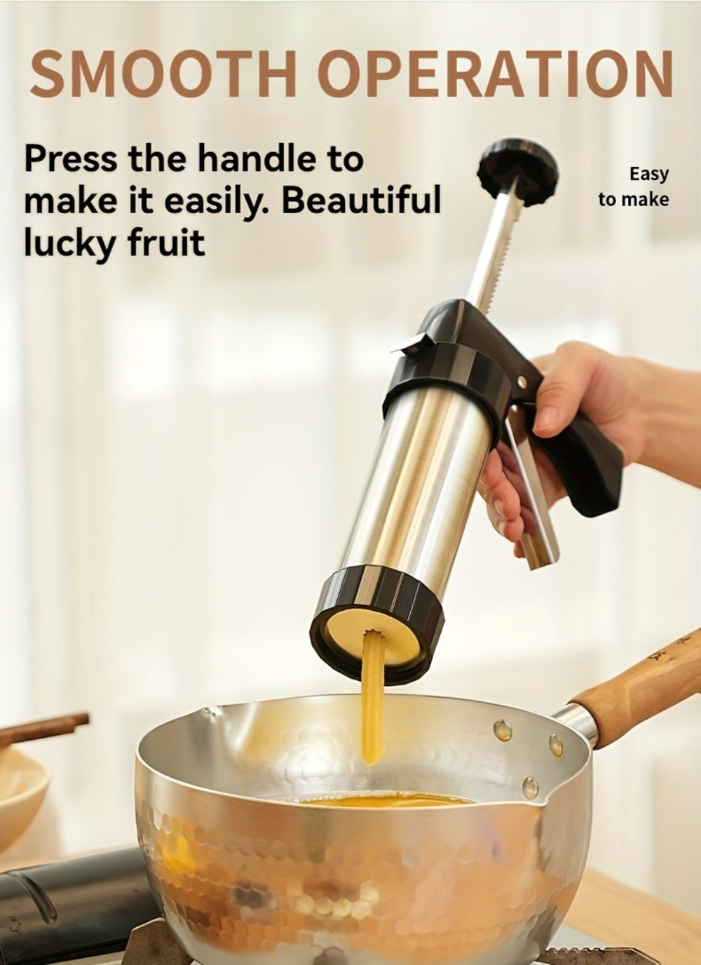 Cookie Press Biscuit Machine 8pcs, Heavy Duty Manual Spanish Cookie Maker with 8 Discs, No Electricity Required, Three-Stable System
