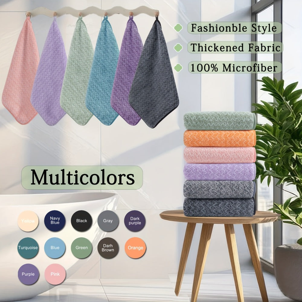 Bath Towel Set 20 Piece 100% Microfiber Absorbent Quick Dry Soft Extra Large Bath Sheets 8 Bath Towels 12 Washcloths Home Bathroom Spa Gift