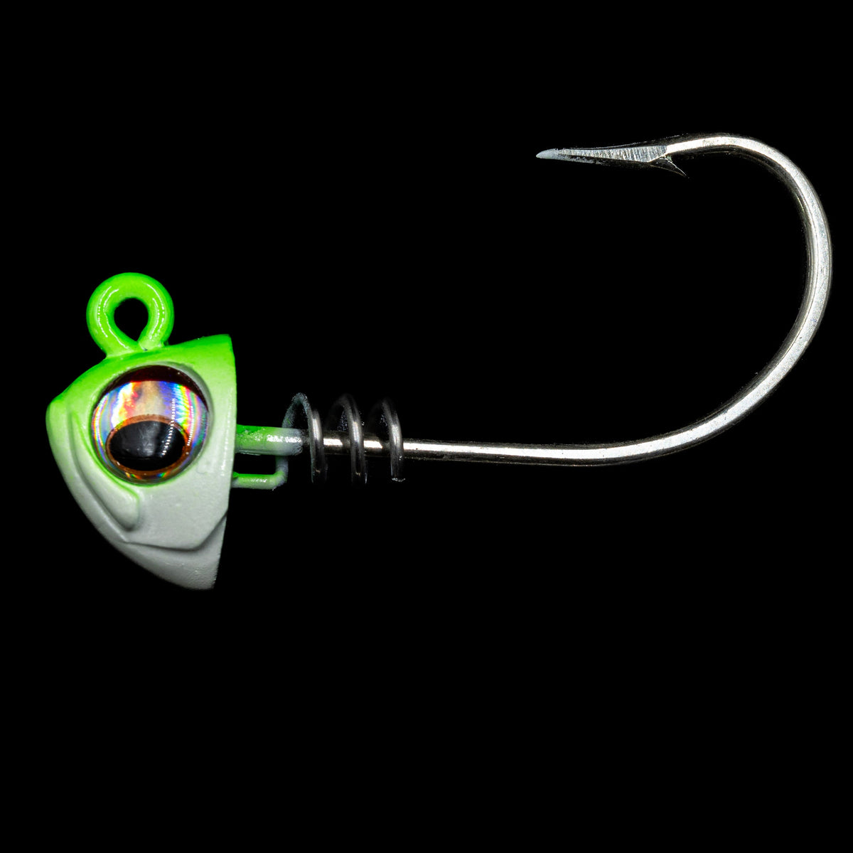 5-Inch Swimbait Jig Heads, Lead / Limesider / 1
