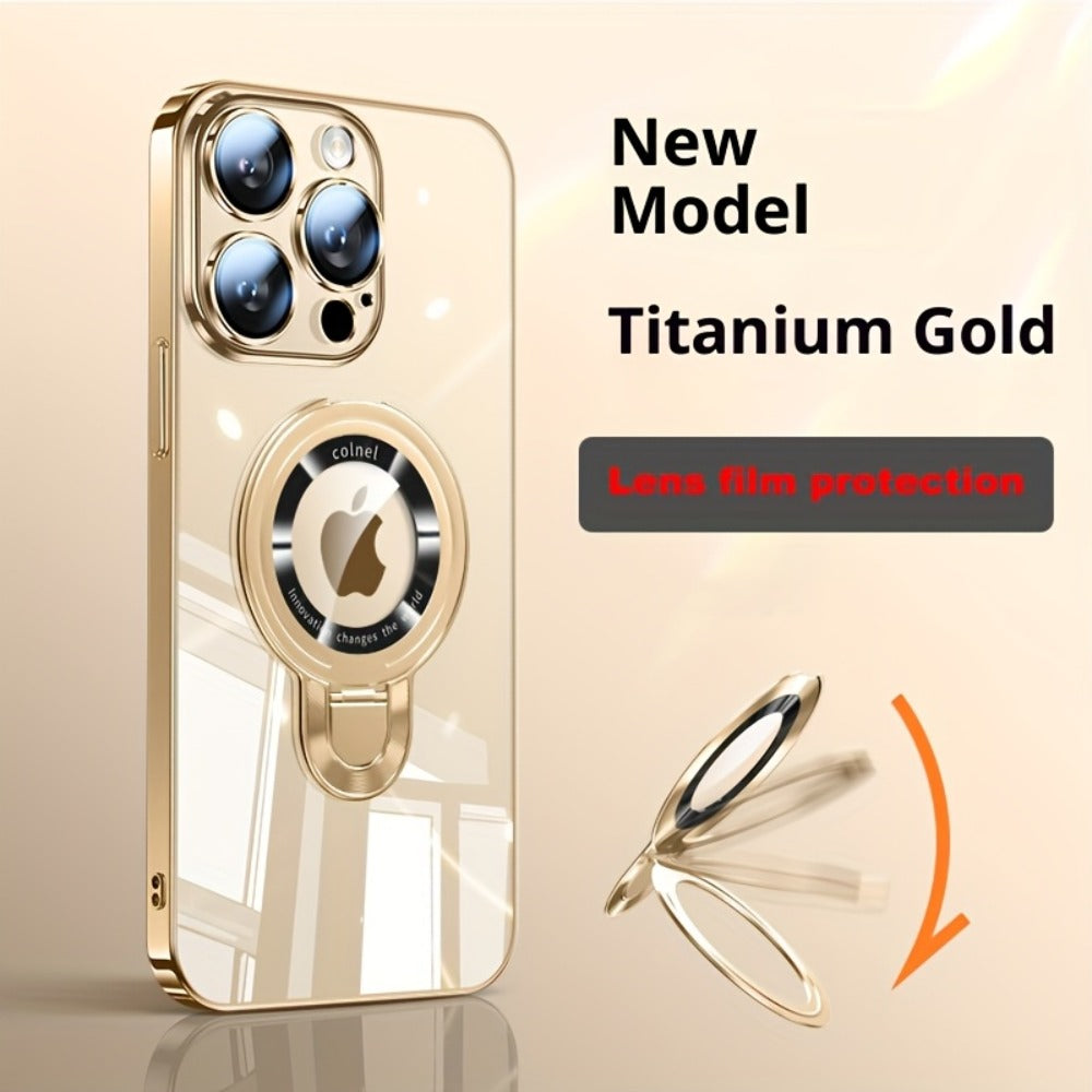 Magnetic U-Stand iPhone Case 2-Piece Set Drop Protection Streamlined Design for iPhone 17 Pro Max for an Everyday Personal Care Routine