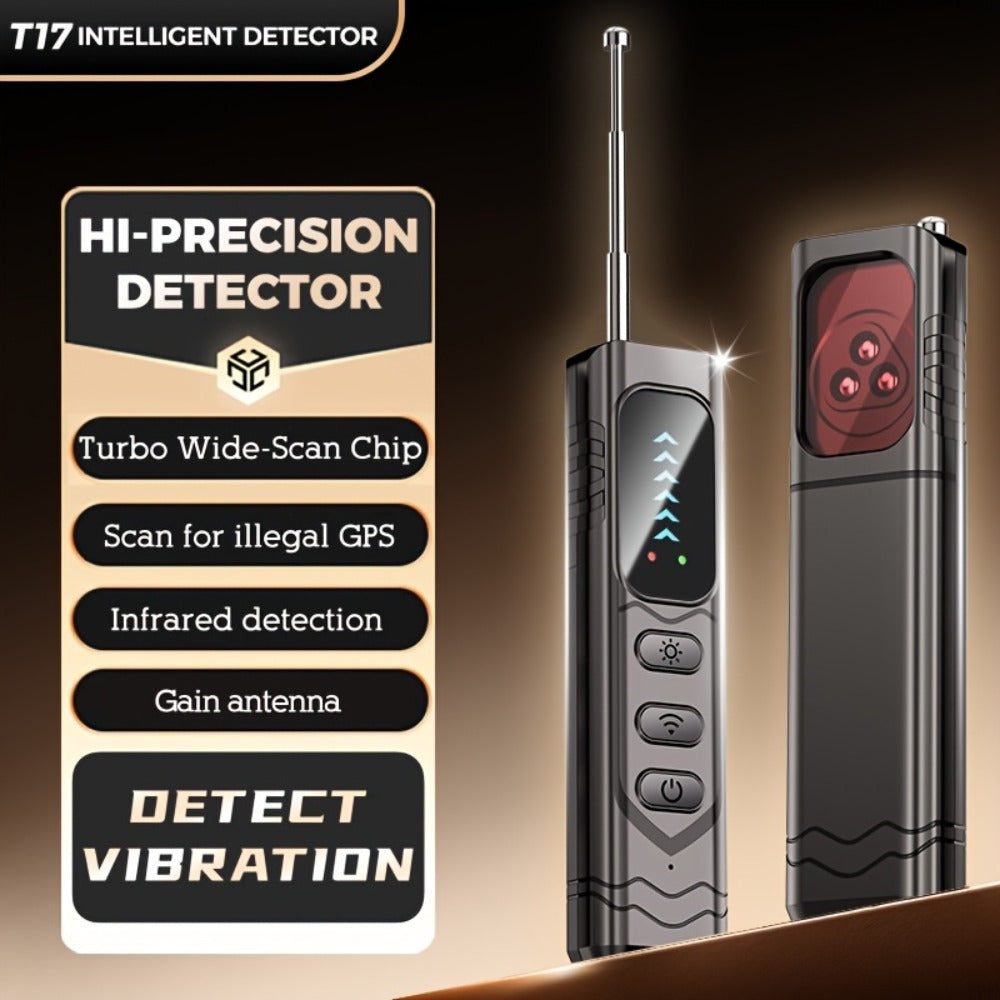 Smart Bug Detector Anti-Spy Camera Finder with Anti-Eavesdropping, Anti-Tracking & Anti-Stealing Detection