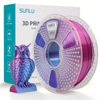 3D Printer Filament SUNLU Dual-Color Silk PLA+ 1.75mm 1kg Spool with Ten Glossy Two-Tone Options