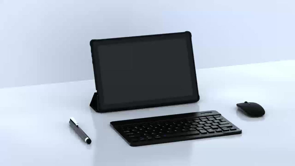 Android Tablet 10-Inch 2-in-1 with Android 15, 12GB Total RAM, 64GB Internal Storage and Keyboard Case
