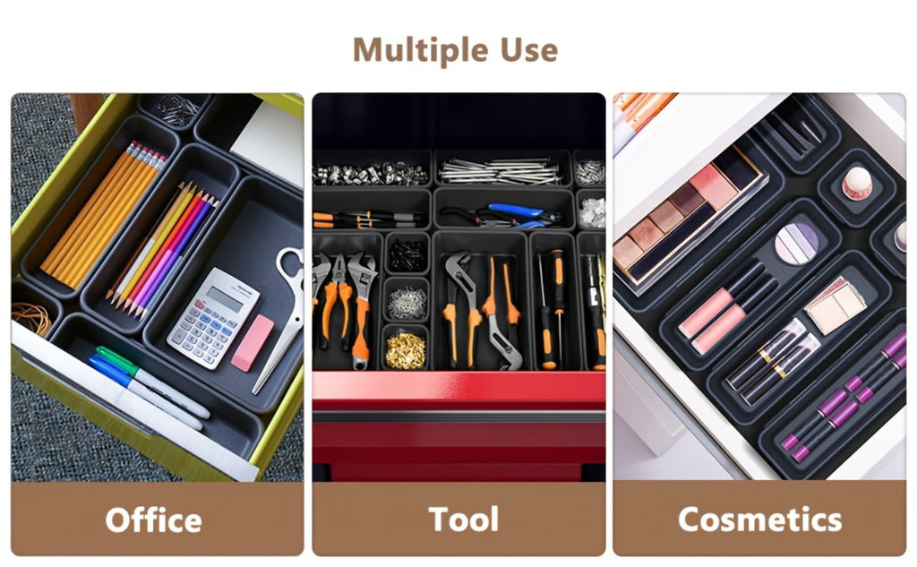 Tool Box Organizer Tray Dividers – 67 or 21 Pcs Toolbox Drawer Organizer Storage Trays for Rolling Tool Chest, Workbench Cabinet, Screws