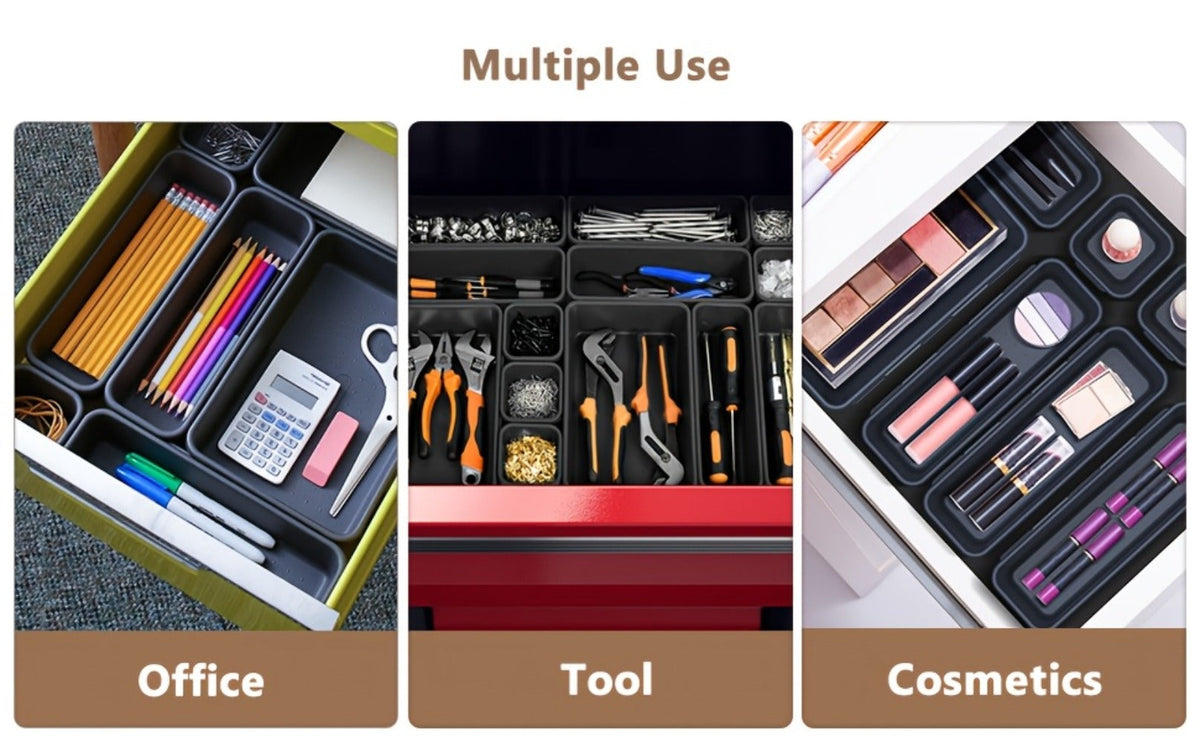 Tool Box Organizer Tray Dividers – 67 or 21 Pcs Toolbox Drawer Organizer Storage Trays for Rolling Tool Chest, Workbench Cabinet, Screws