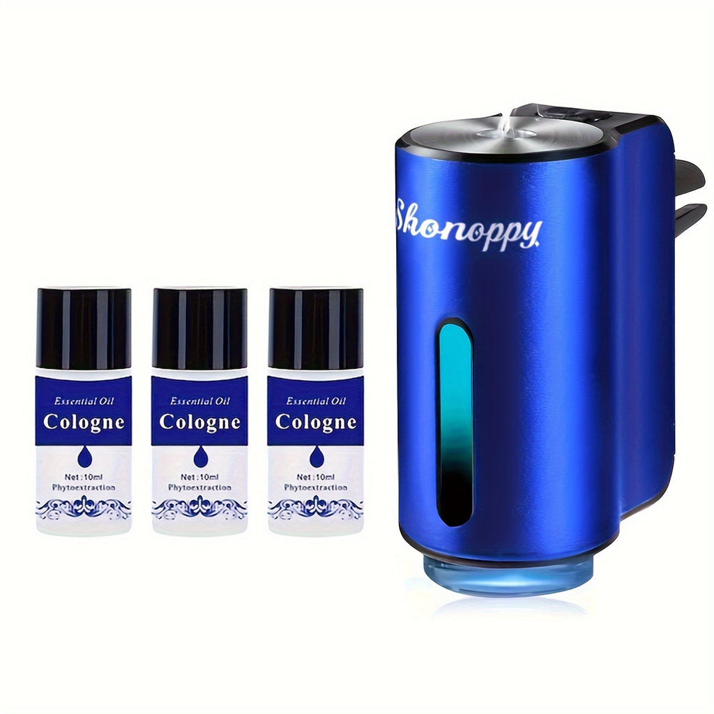Car Essential Oils Set for Aromatherapy Diffuser – 3/6/10 Bottles 0.34oz Each, 7 Scents, Adjustable Vent Clip Air Freshener