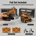 RC Construction Vehicle Set 2/3/4pcs with the Listed Color, Size or Set Options for Everyday Use