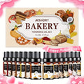 14-Bottle Fragrance Oil Gift Set with 5ml Bakery or Floral Scent Assortments for Diffusers and Candle Projects