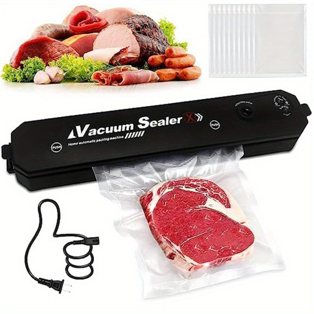 Food Vacuum Sealer Machine 1850W, Vacuum Sealer with 50 Vacuum Bags for Entryways, Bedrooms and Living Spaces