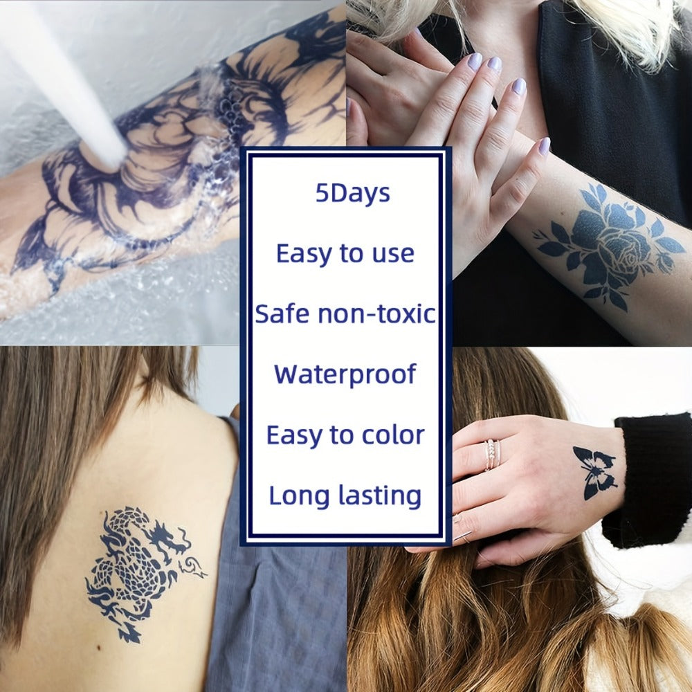 Tattoo Ink 8-Bottle Mixed Color Set with One Kit Configuration and Color Selection with Item-Specific Color, Capacity and Bottle Choices