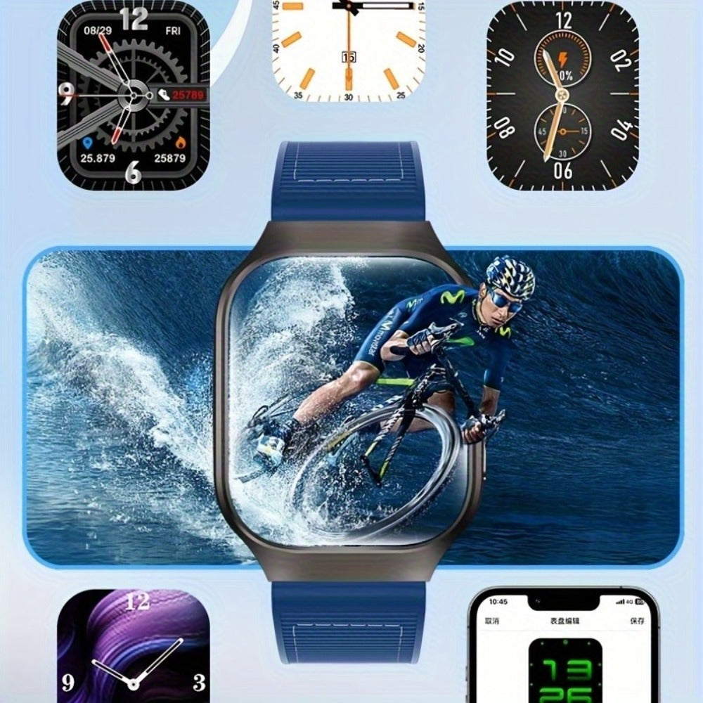 Smartwatch 2.01 Inch Curved Screen with Bluetooth 5.3, HD Calling, Games and Voice Assistant