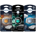 Car Vent Clip Air Freshener 3-Pack – Febreze Auto Odor Eliminator, Unstopables Fresh, Evening Woods & Laundry Fresh