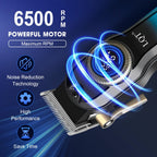 Hair Clipper LQT Blue Multi-Tool Grooming Set Options with Digital Displays, USB Charging and Guide Combs
