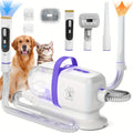 Dog Grooming Vacuum 8-in-1 & 9-in-1 with Dryer Function – 2.2L Large Cup, Low Noise Pet Grooming Vacuum for Shedding, 6 Grooming Tools