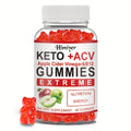 Apple Cider Vinegar Gummies with Pomegranate, Beet Juice & Vitamin B12, Keto ACV Gummies for Weight Management