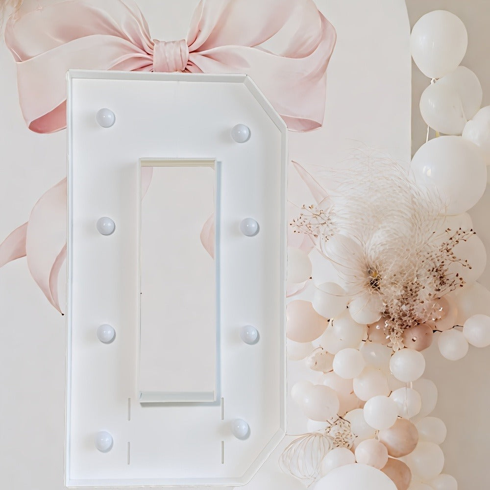 Marquee Letter Lights White LED - 3FT Light Up Letters A-Z for Birthday, Anniversary, Wedding & Party Decor