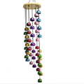 Copper Wind Chime – 48-Bell Vintage Metal & Solid Wood, 30 Inch Outdoor Patio Garden Gift