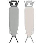 Ironing Board Full Size Foldable Height Adjustable with Clothes Rack Cord Holder 4-Layer Pad Heavy Duty Steel Legs for Laundry Room Living