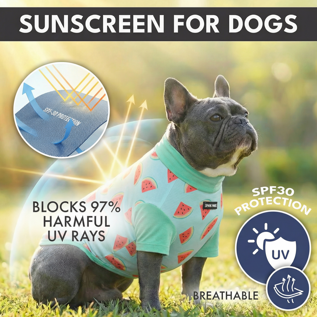 UPF 30 Dog Sun Shirt product image 5