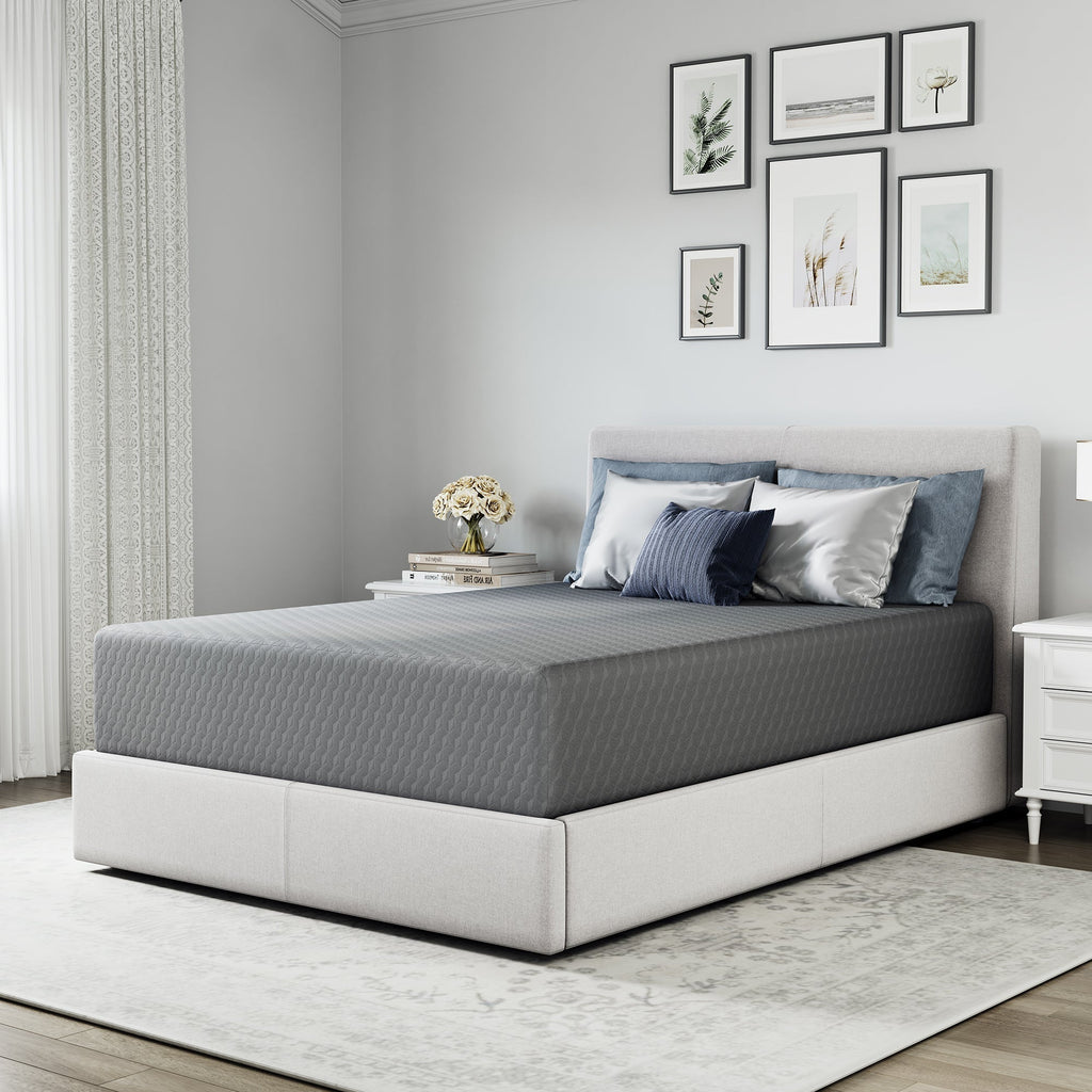 Mattress shown in the Queen, 8 inch option