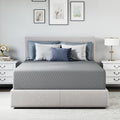 Mattress Reversible Bamboo-Charcoal Memory-Foam Design in 5- to 14-Inch Profiles and Six Sizes