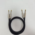 Dual 1/4-Inch TS Audio Cable for Speakers, Amplifiers, Mixers and Recorders