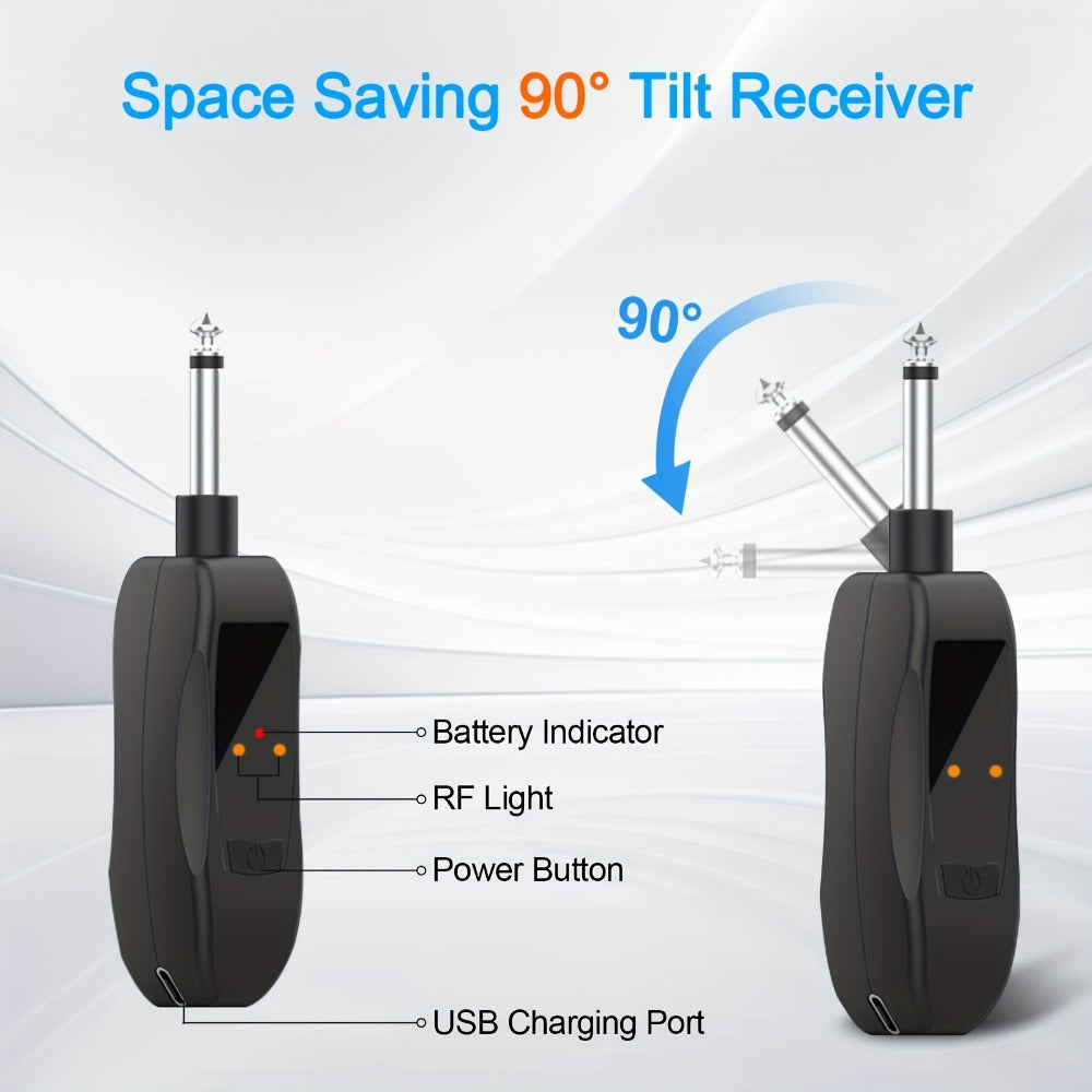 Dual Wireless Handheld Microphone System with Rechargeable Receiver detail image - detail view 11