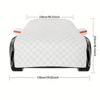 Windshield Snow Cover Frost Guard – Thickened Universal Car Front Window Snow Shield, All-Season Sun Shade Ice Frost Protection Cover
