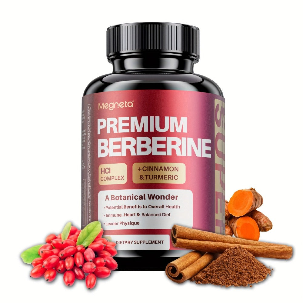 Thermogenic Fat Burner Capsules with Berberine, White Kidney Bean, Safflower Oil & Acetyl-L-Carnitine