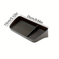 Car Dashboard Non-Slip Tray Organizer – Rubber Base Open Front Holder for Phone Keys Coins Cards, Universal Anti-Slip Car Dash Storage Tray